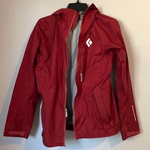 Black diamond rain coat